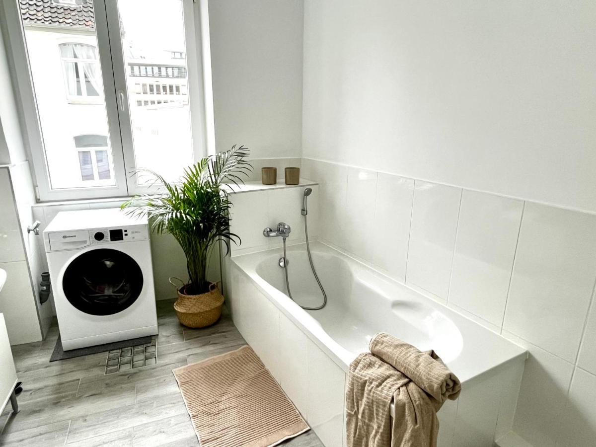 Design Apartment - Parking - Kingsize-Bett - 2X Bad - Zentrum Hannover Exteriér fotografie